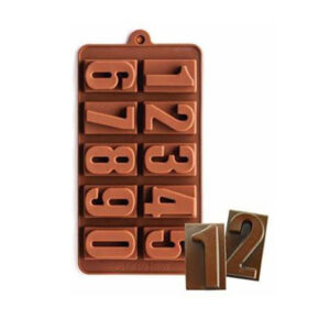 Silicone Chocolate Mould – NUMBER