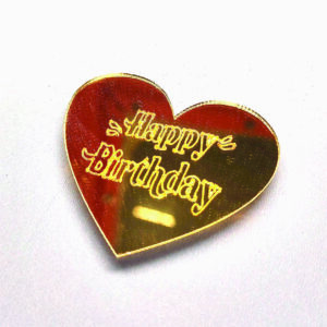 COIN Happy Birthday (Heart) 5pc