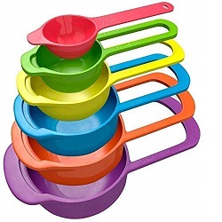 Measuring Spoon 6pc Coloured