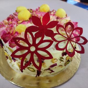 Glitter Flowers set (red) 12pc