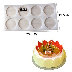 Garnishing Mould – Round (8 Cavity)