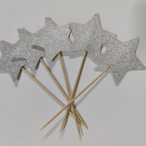 Silver star toppers