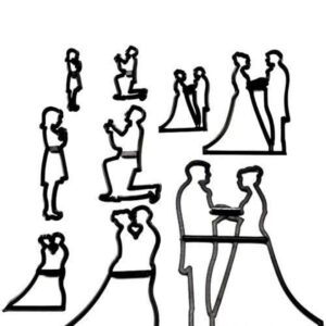 Couple cookie cutter