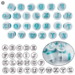Cutter Fondant Alphabet Upper Case