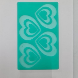 Garnishing Mould – Double Heart