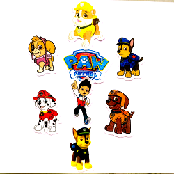 Edible Cut Outs – Paw Patrol