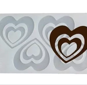 Garnishing Mould – Double heart