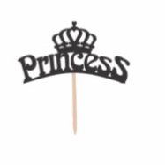 Princess -Glitter topper mix color (5pc)