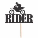Rider -Glitter topper mix color(5pc)