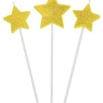 Candle- Star Golden