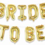 Foil balloon Bride to be -Golden