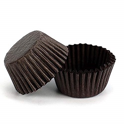 Paper Liners – Brown – 8cm Plain (100pc)