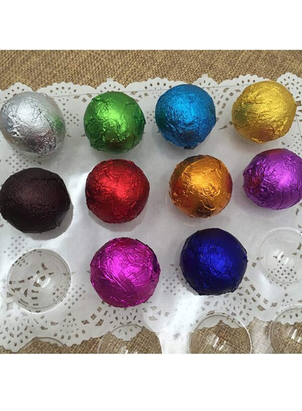 Chocolate Wrapper  Cut Foil - Multicolor Plan (Small 200pc apx) - Image 2