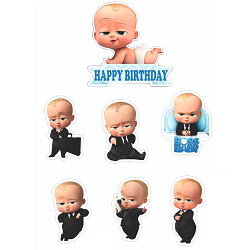 Premium quality Theme Topper with Stick (Baby Boss)