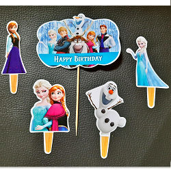 Premium quality Theme Topper with Stick (Frozen)