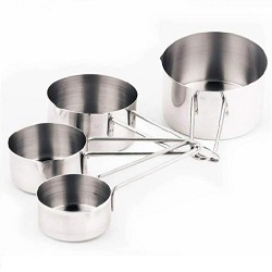 Measuring Cup Steel- 4 pc Set