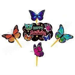 Premium quality Topper Theme with Stick (Butterfly)
