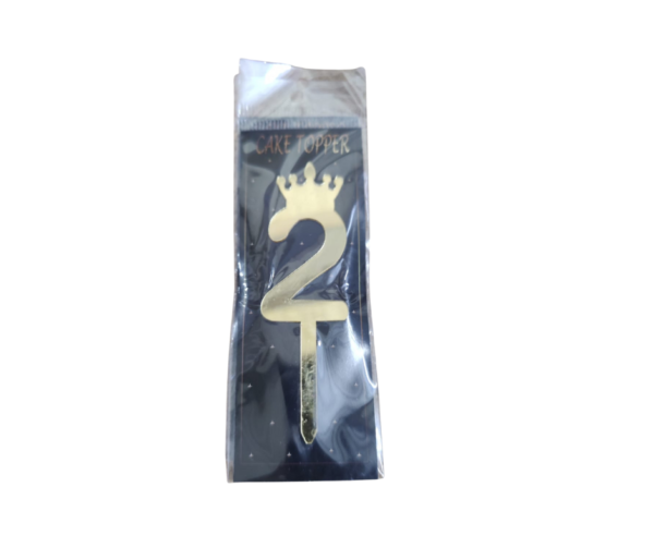 Acrylic Number Topper-2