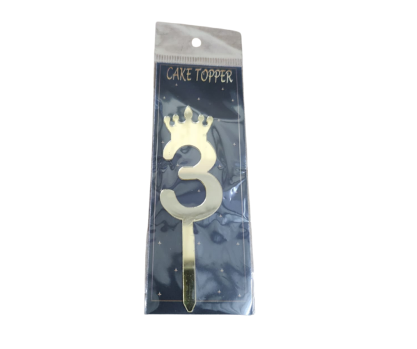 Acrylic Number Topper-3