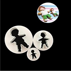 Cutter Fondant 3pc Baby Boy