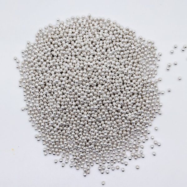 Sprinkles 15 gms(gross wt)-SILVER BALLS SMALL 006