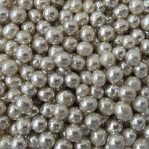 Sprinkles- Silver balls big (50 gms) 014