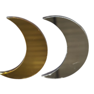 Acrylic moon golden