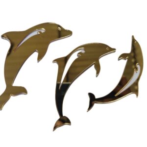 Dolphin golden (3 pcs)