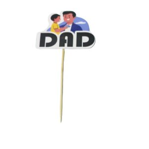 Printed cake topper-DAD