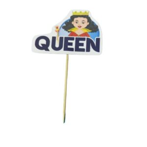 Printed cake topper-QUEEN