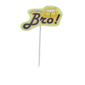 Printed cake topper-BRO