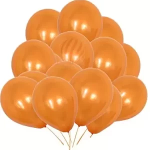 Balloons metallic ORANGE (1 pkt =25pc)