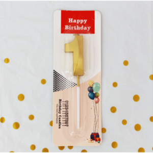Golden number candle 1