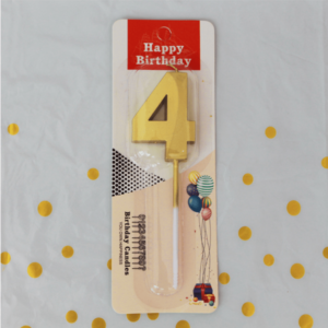 Golden number candle 4
