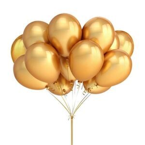 Balloons metallic GOLD (1 pkt =25pc)