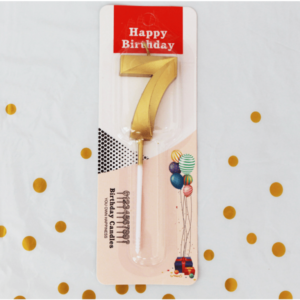 Golden number candle 7