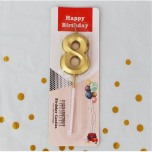 Golden number candle 8