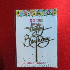 5 inch acrylic topper HBD 010
