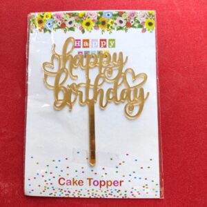 5 inch acrylic topper HBD 003
