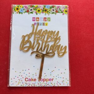 5 inch acrylic topper HBD 005