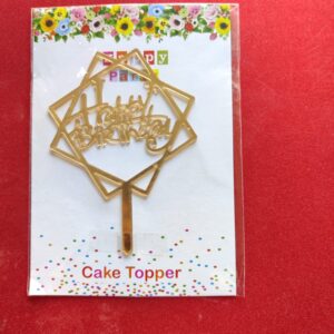 5 inch acrylic topper HBD 008