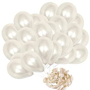 Balloons metallic WHITE (1 pkt =25pc)