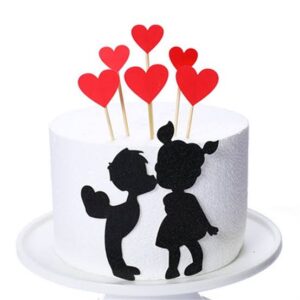 Valentine’s special red heart and couple set 001