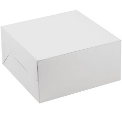 Cake Box White (16x16x4) (10 pcs)
