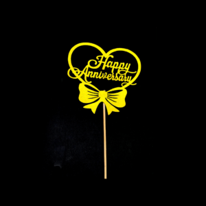 Glitter Cake  Topper P8 Golden