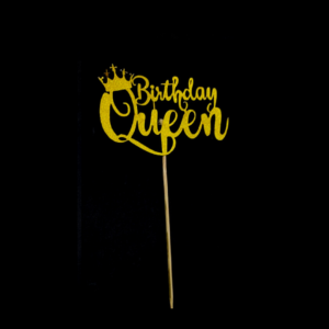 Glitter Cake  Topper P20 Golden