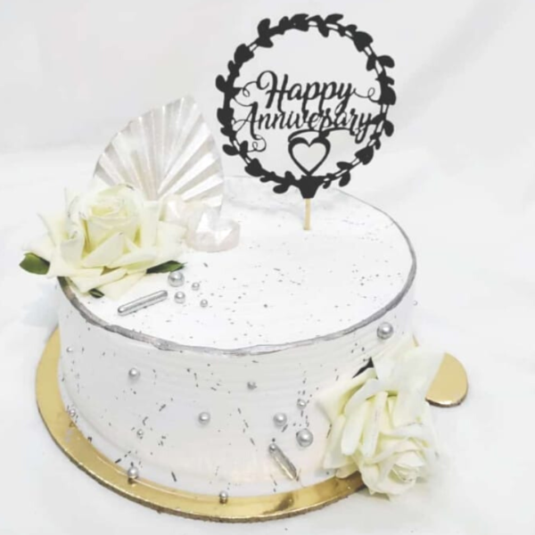 Glitter Cake  Topper P2 Golden - Image 2