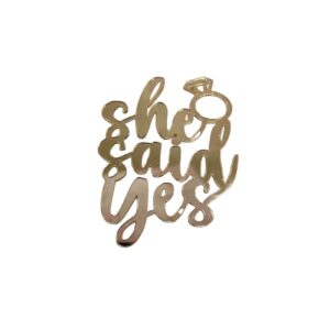 Acrylic cake topper  (sd8)