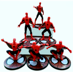 Cake Toys (6pc Set) -Spiderman BEST QUALITY